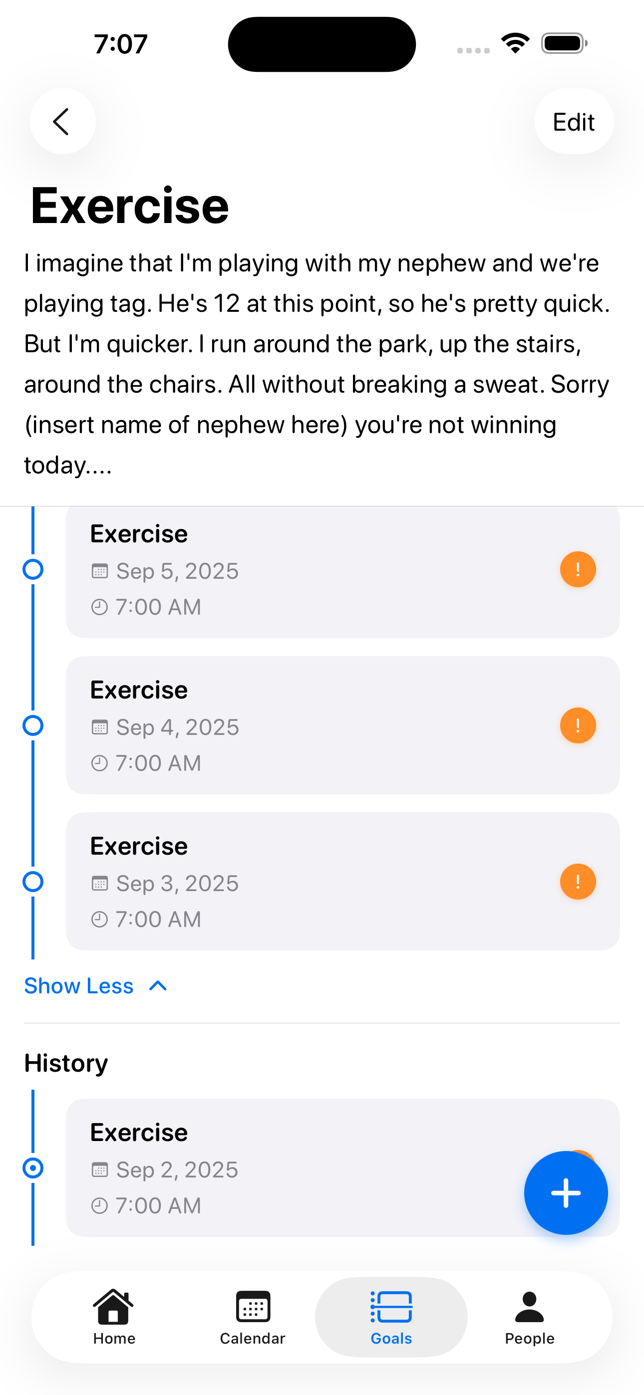 Strive Planner app